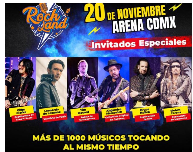 Rockland 2024 un evento que te hará vibrar con más de mil músicos en vivo