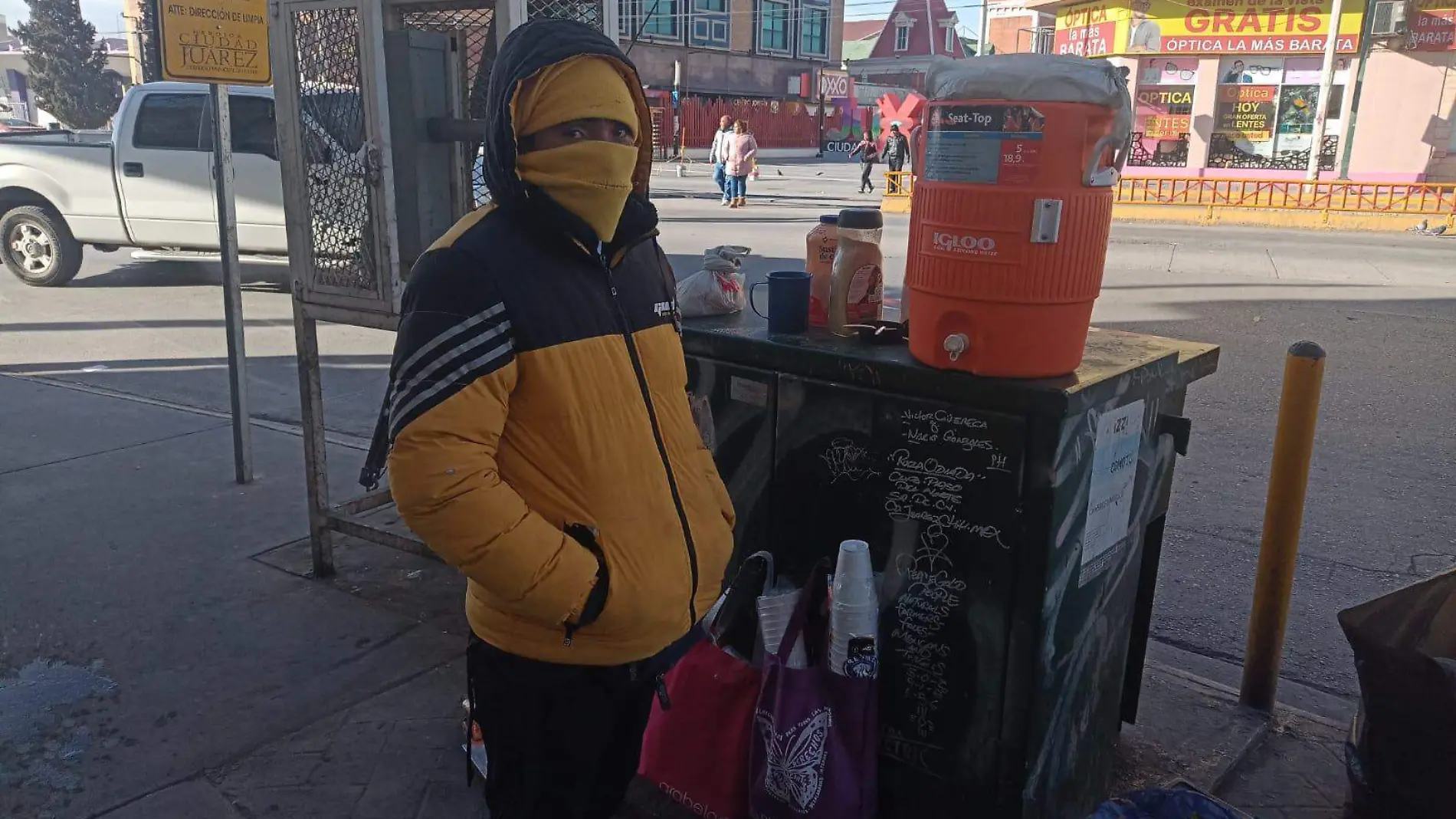 “Debemos de trabajar para mantenernos en esta frontera”: migrante hondureño