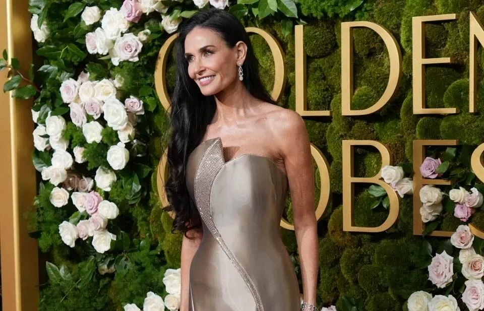 Alza Demi Moore su primer Globo de Oro con ‘La Sustancia’